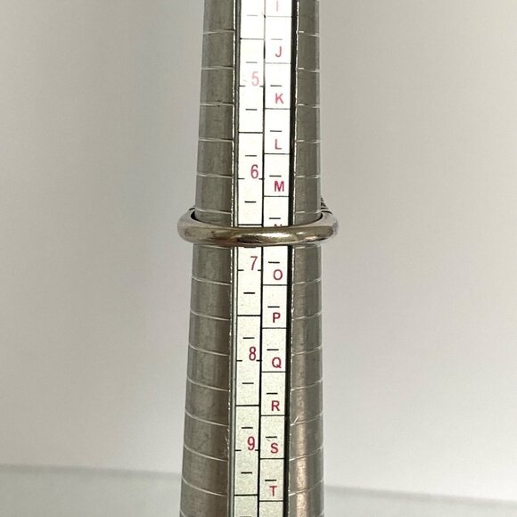 Sterling Silver 925 Thailand Scrollwork Filigree Oval Black Onyx Ring Sz 6.75 - Picture 9 of 16